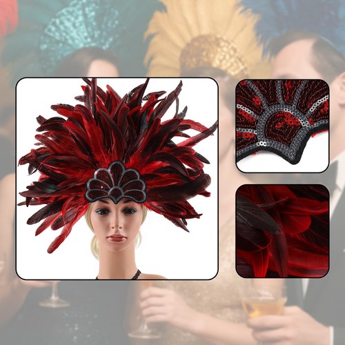 Carnival headpiece feather - carnival,
