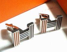 Hermès H Quizz Cufflinks •