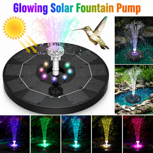Solar fountain pump with - solar,