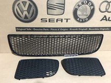 VW Golf MK4 R32 Bumper Grill Set Center Left + Right Genuine Brand New OEM Parts