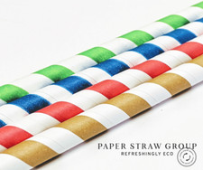Bulk paper straws - bulk, 6mm