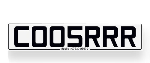 Co05rrr private plate - private,