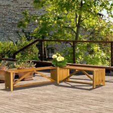Wooden Garden Corner Bench