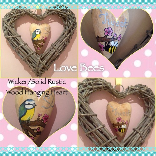 Love bees rustic - love,