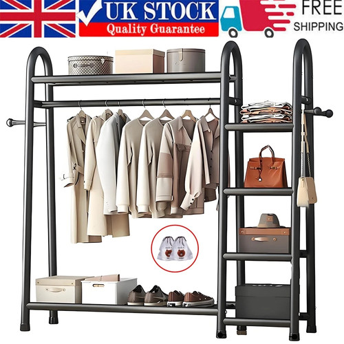 Heavy duty double clothes rail - heavy,