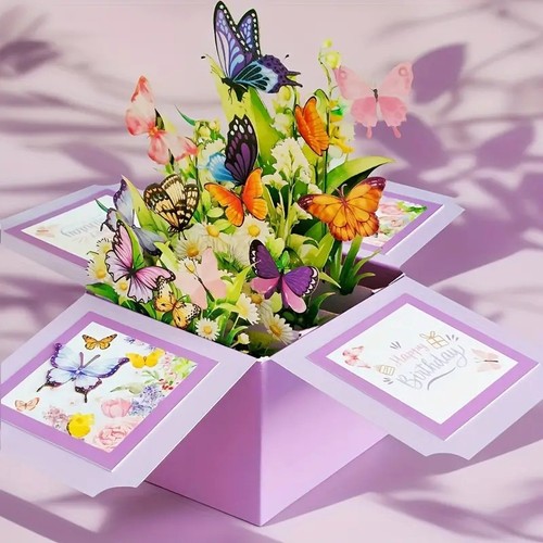 Pop birthday greeting - 3d, pop-up