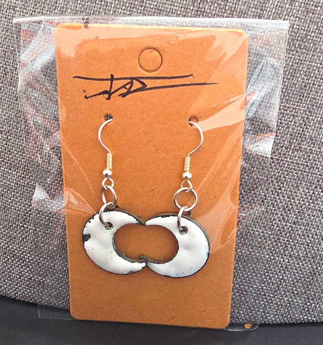 White crescent moon - white,