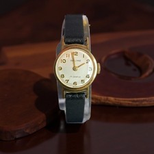 Vintage Baume Swiss 17 Jewel Ladies Watch – Gold Plated Case – Mechanical Wind –
