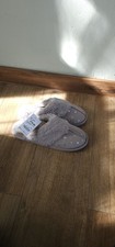 Women Fluffy Slippers Grey