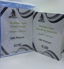 100 x GOLDEN-AGE COMIC BACKING