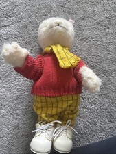 Steiff Rupert Bear Eliminated Addition with Button
