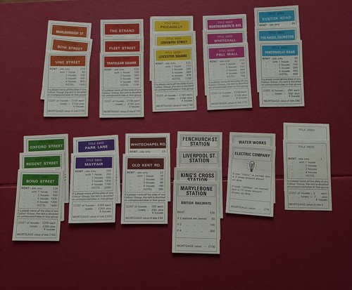 Vintage monopoly waddingtons - vintage,