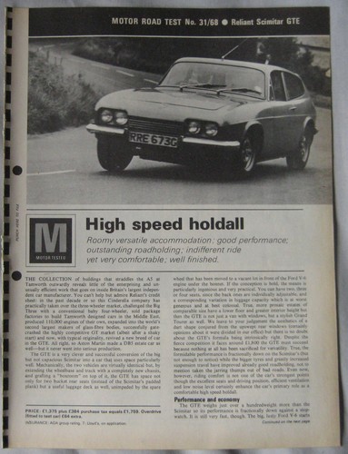 1968 reliant scimitar - reliant,