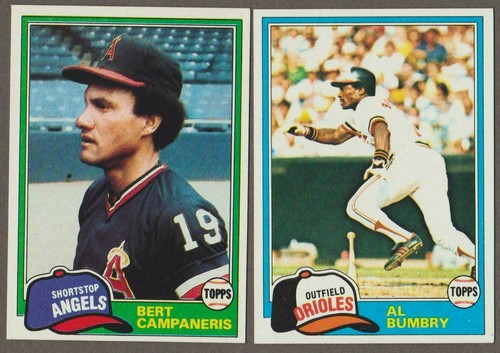 1981 topps baseball you pick - baseball,