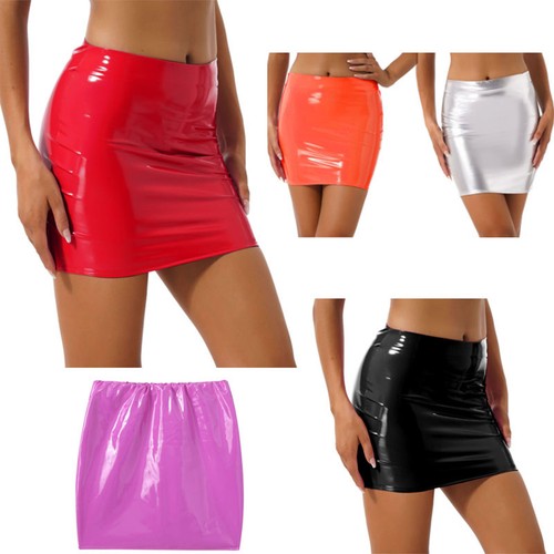 Women glossy bodycon pencil - uk,