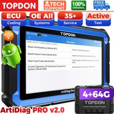 TOPDON ArtiDiag PRO V2.0 Car Diagnostic OBD2 Code Scanner Full System ECU Coding