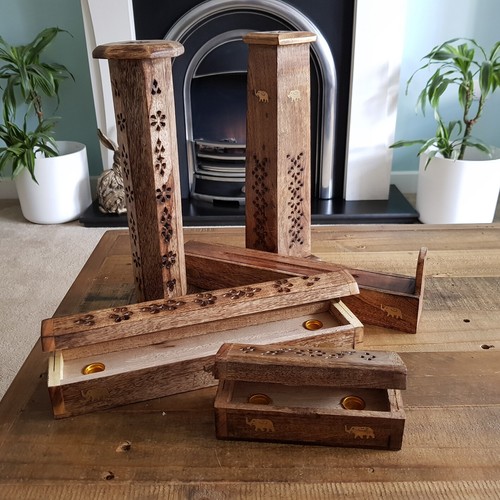 Wooden incense stick tower - incense,