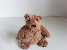 John West 5" collectible sitting Grizzly Bear plush teddy bear soft toy