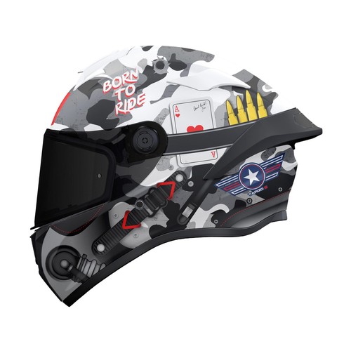 Targo patton full face - s,