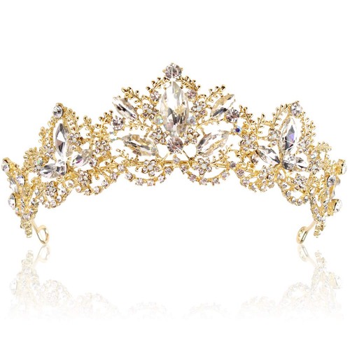 Gold tiara wedding - gold, tiaras