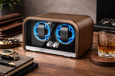 Wood Grain Watch Winder 1/2/4