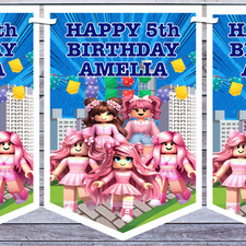 ROBLOX PARTY BUNTING BANNERS