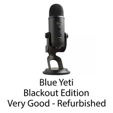 Blue yeti blackout edition - blackout, usb