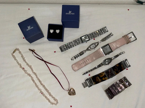 Bundle swarovski earrings dkny - swarovski,