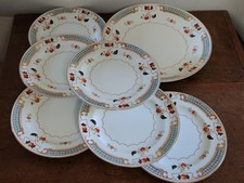 Vintage Allerton Dinner Plate and 6 X Vintage Allerton Side Plates