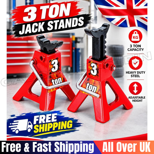 2pcs ton axle stand lifting - 3,
