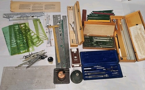 Lot vintage rulers - lot,