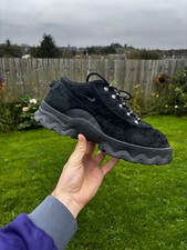 Nike Lahar Low Triple Black Chunky Trainers Size 9.5uk