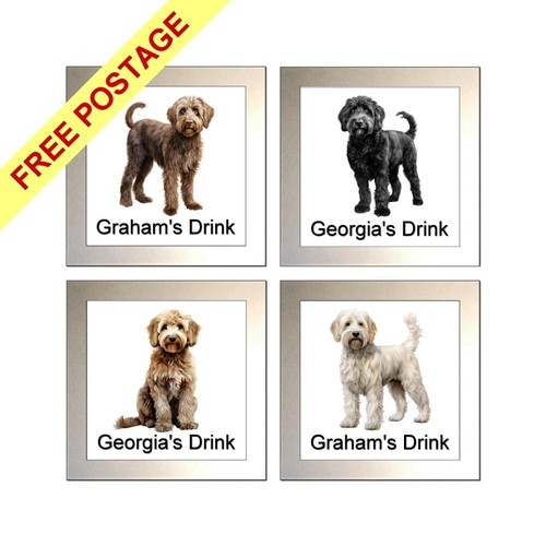 Personalised labradoodle dog - personalised,