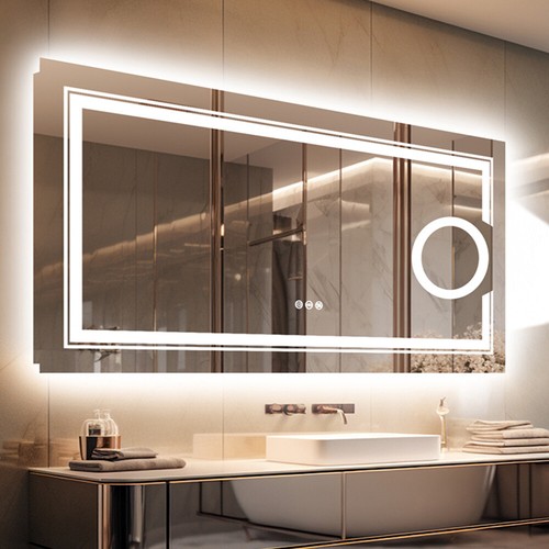 Large led bathroom mirror - led,