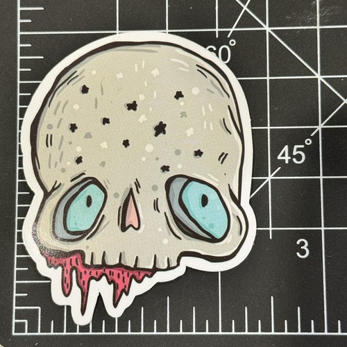 Cartoon skull heart - cartoon,