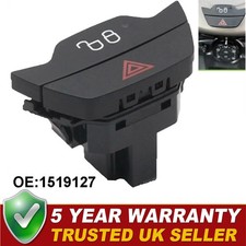 Hazard Warning Light Switch 1519127 For Ford Transit Custom Fiesta Mk7 Focus MK3