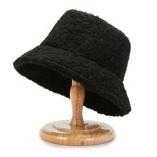 Women Warm Fluffy Plush Bucket