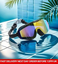 MM786 Premium HD Anti-Fog Swimming Goggles Adults Large Frame Waterproof Silicon