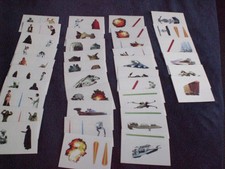 36 Vintage 1996 Star Wars Stickers Panini Trading  Card  S1-36 full Set