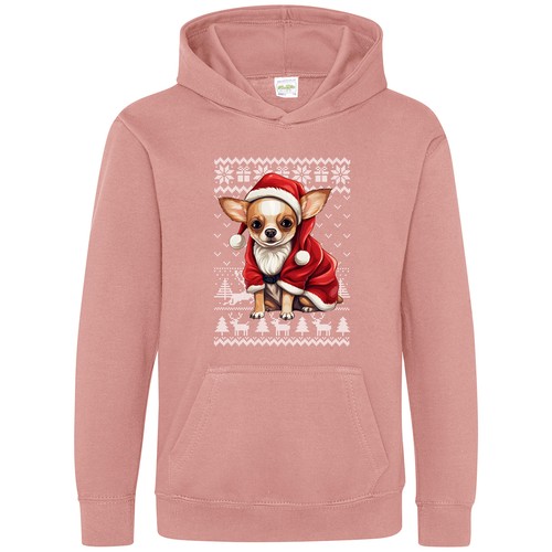 Christmas chihuahua kids - chihuahua,