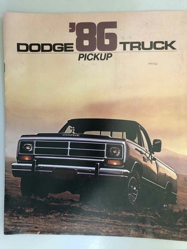 1986 dodge pickup truck - dodge, range