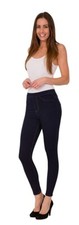 Ladies Pull On Denim Jeggings Cotton Comfort Stretch Marks