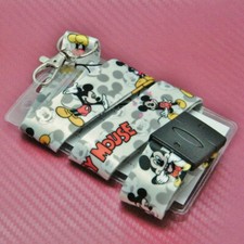 Disney Inspired Cartoon Mickey Mouse Lanyard Card Holder & Safety Clip 