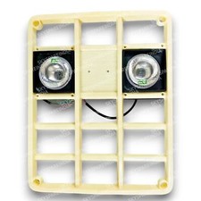 Front Grill With 2 Head Lamps