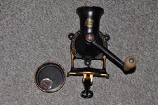 Vintage Spong No2 Coffee Grinder with Tray