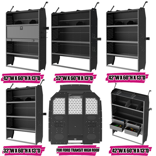 Cargo van shelving - van,