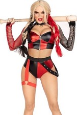 Harley Quinn 2019 Costume Set - Imported from USA - UK Small/Medium - Size 8-10