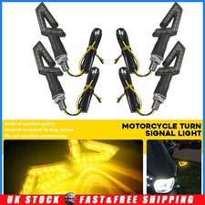 4Pcs Indicator 12v LED Turn Signal Light Blinker Motorcycle Pit Dirt Quad Bike
