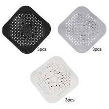 3x Square Drain Cover Drain