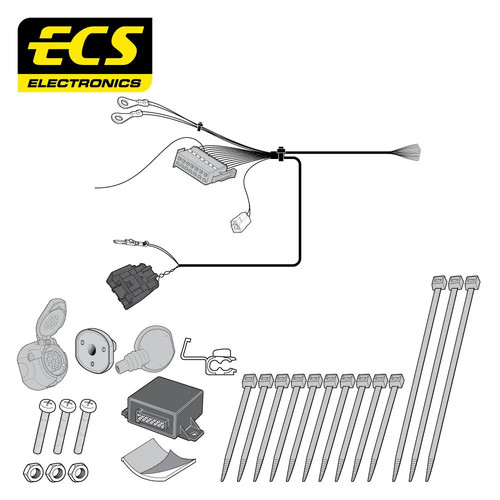 Towbar wiring kit pin - 13,